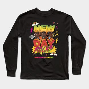 The New Day Rocks Grid Long Sleeve T-Shirt